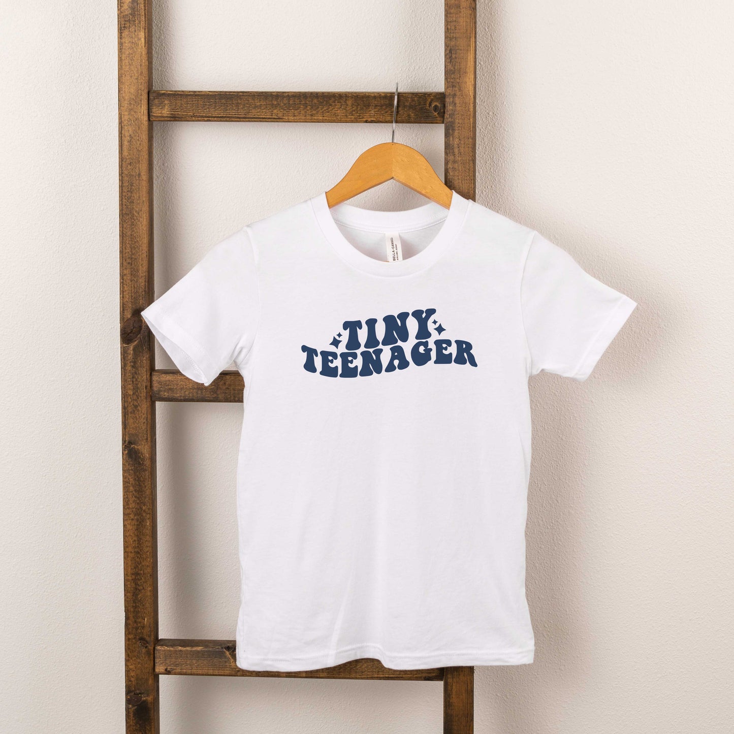 Tiny Teenager Wavy | Toddler Short Sleeve Crew Neck