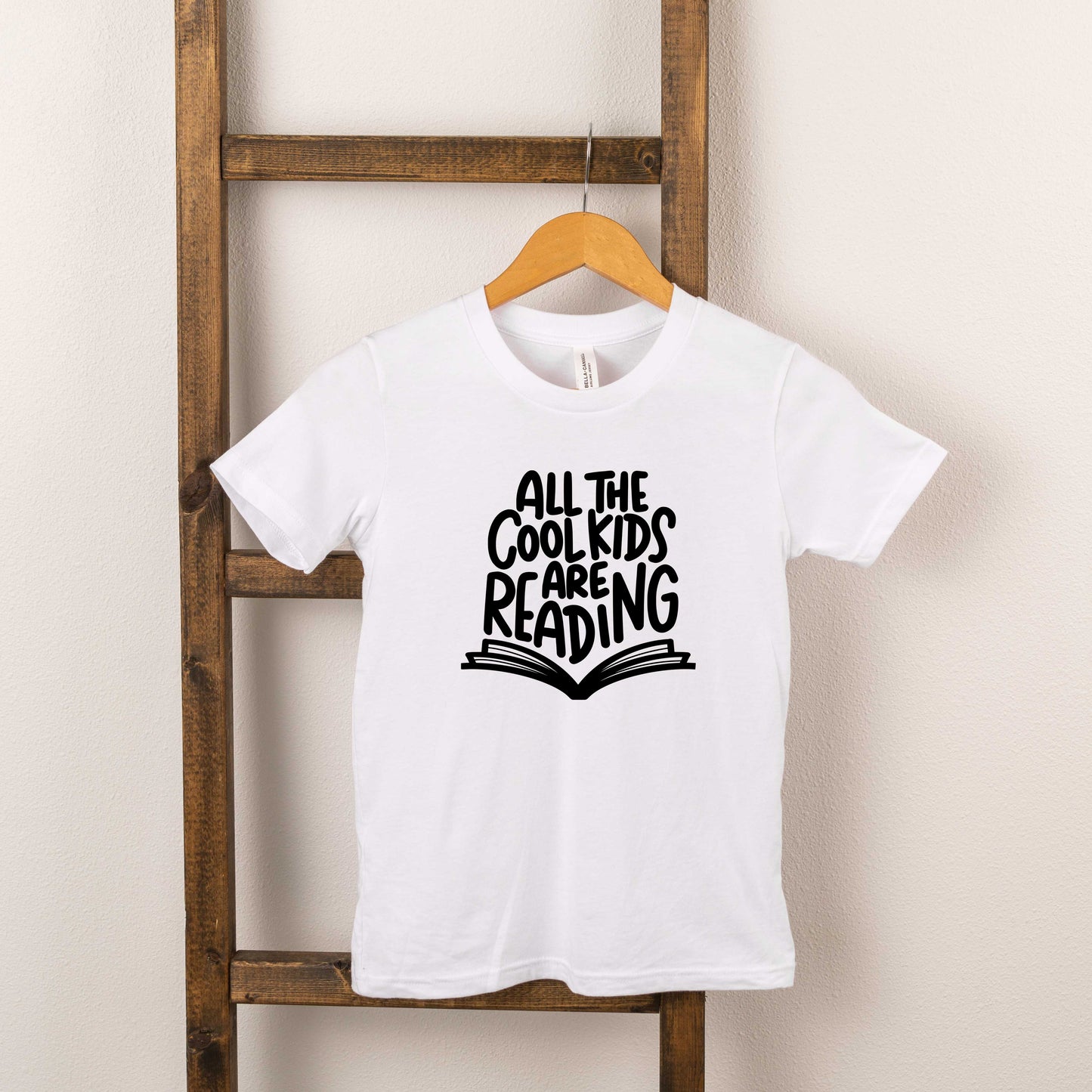All The Cool Kids Are Reading | Toddler Short Sleeve Crew Neck