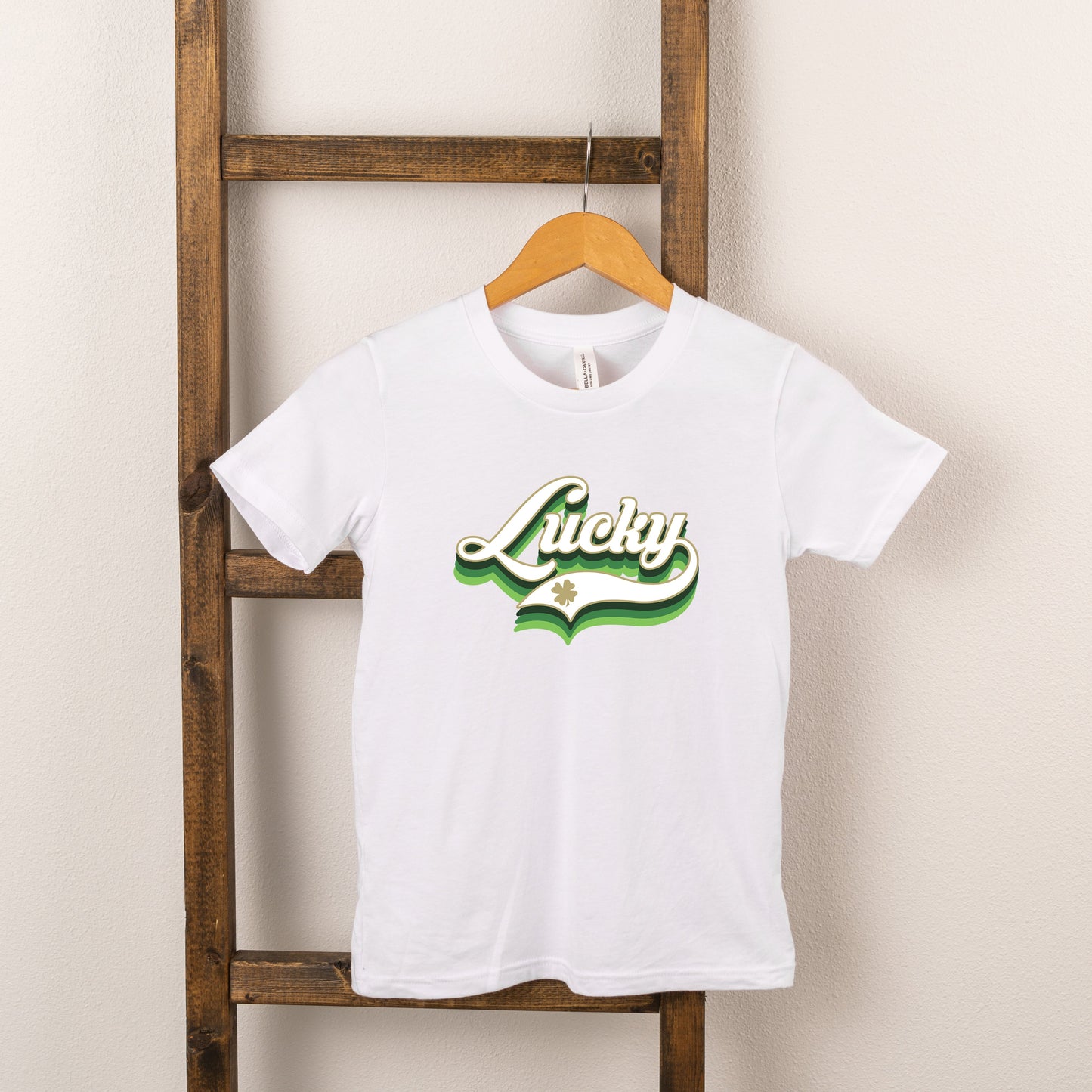 Lucky Script | Toddler Short Sleeve Crew Neck