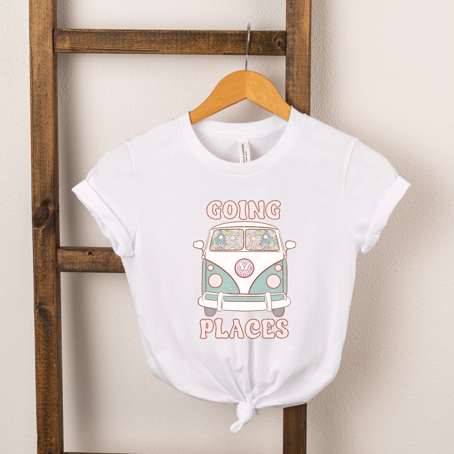 Going Places Van Colorful | Toddler Short Sleeve Crew Neck