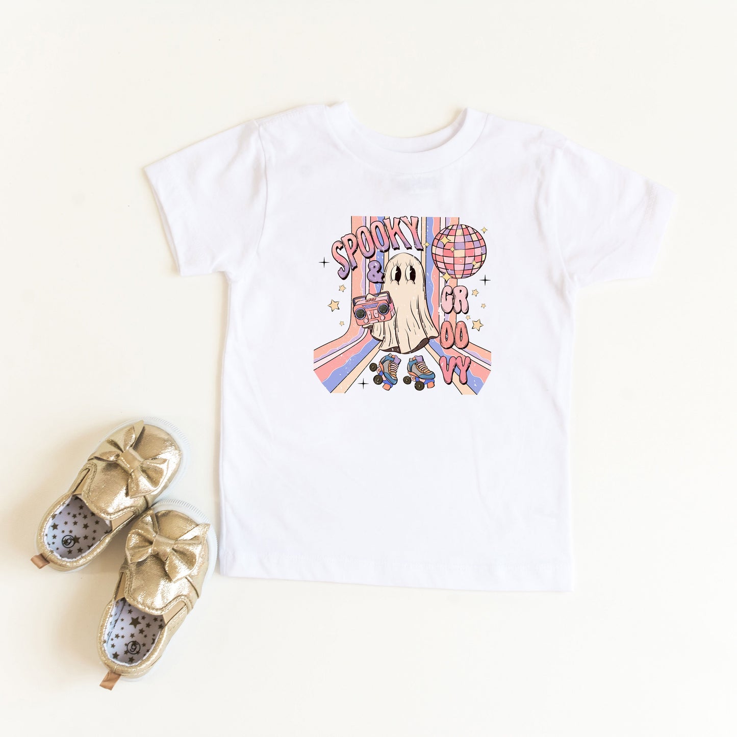Spooky And Groovy | Toddler Graphic Short Sleeve Tee
