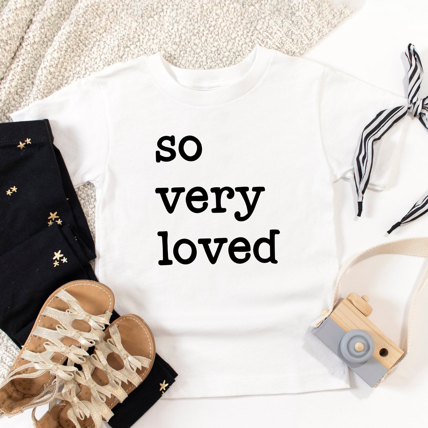 So Very Loved | Toddler Short Sleeve Crew Neck