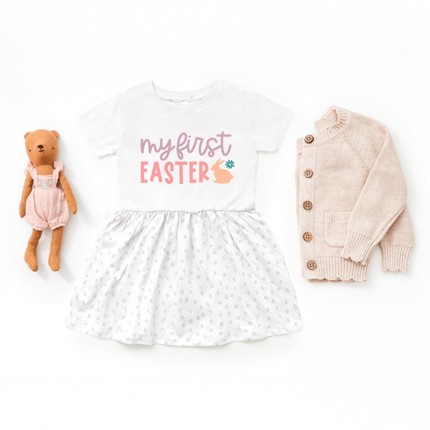 My First Easter Bunny | Infant Graphic Dress