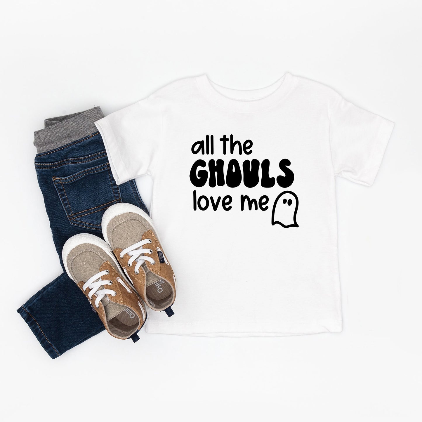 All The Ghouls Ghost | Toddler Short Sleeve Crew Neck