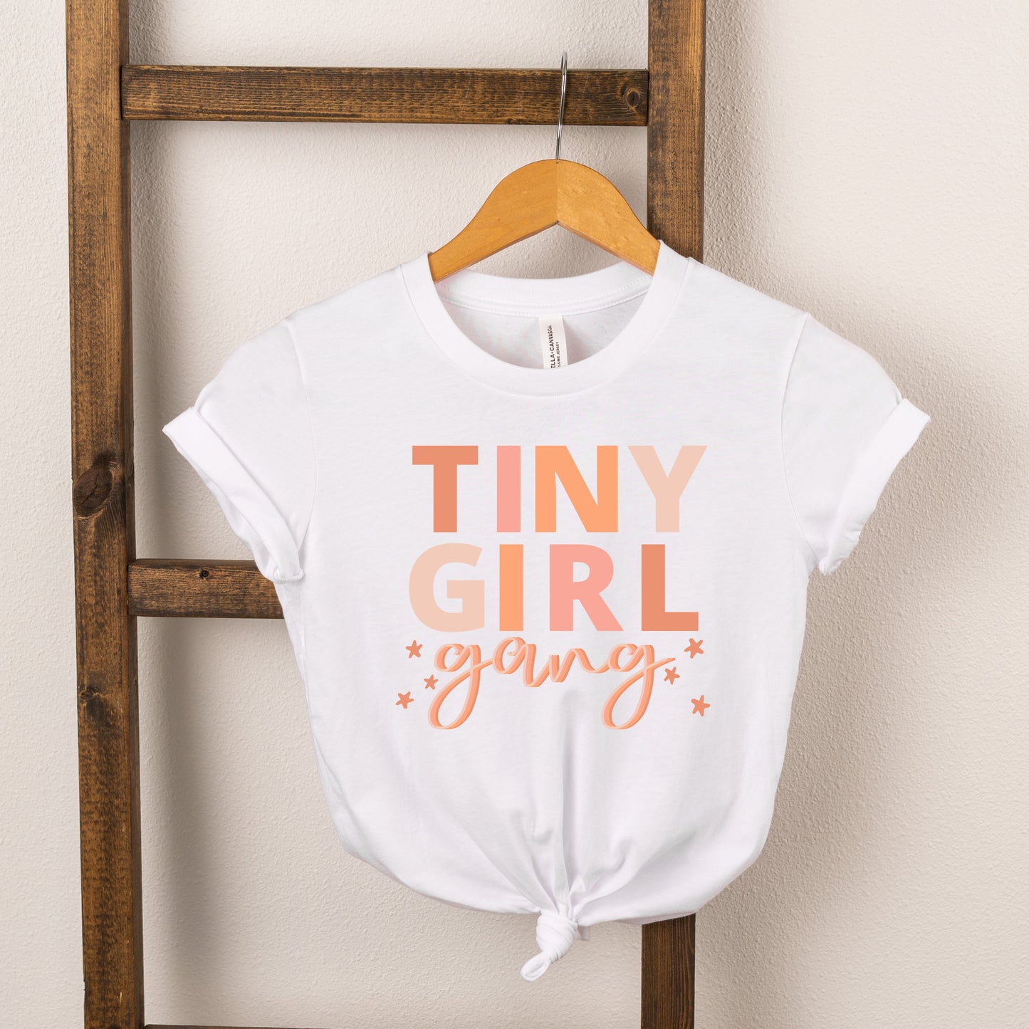 Tiny Girl Gang Colorful | Toddler Short Sleeve Crew Neck