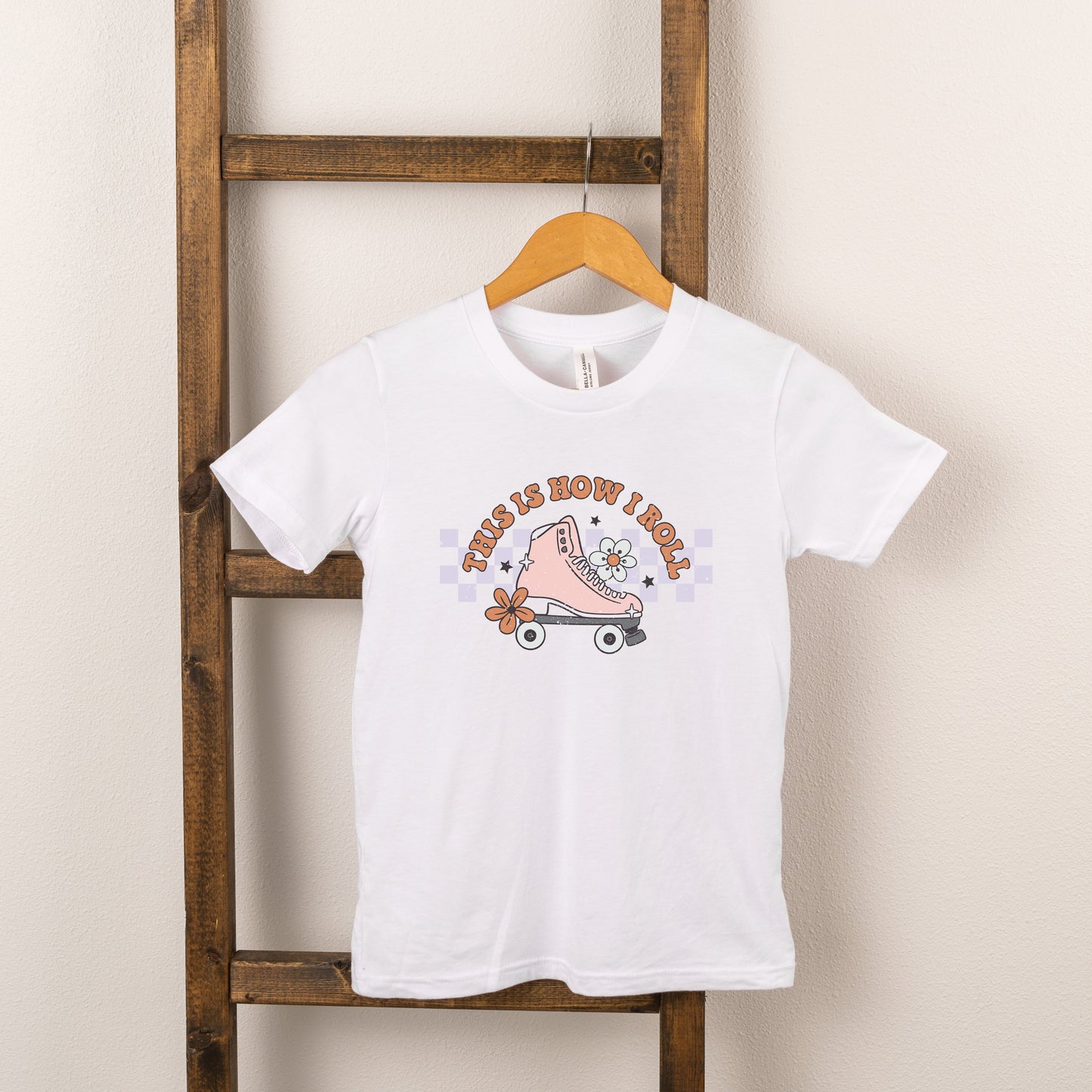 This Is How I Roll Rollerskate | Toddler Short Sleeve Crew Neck