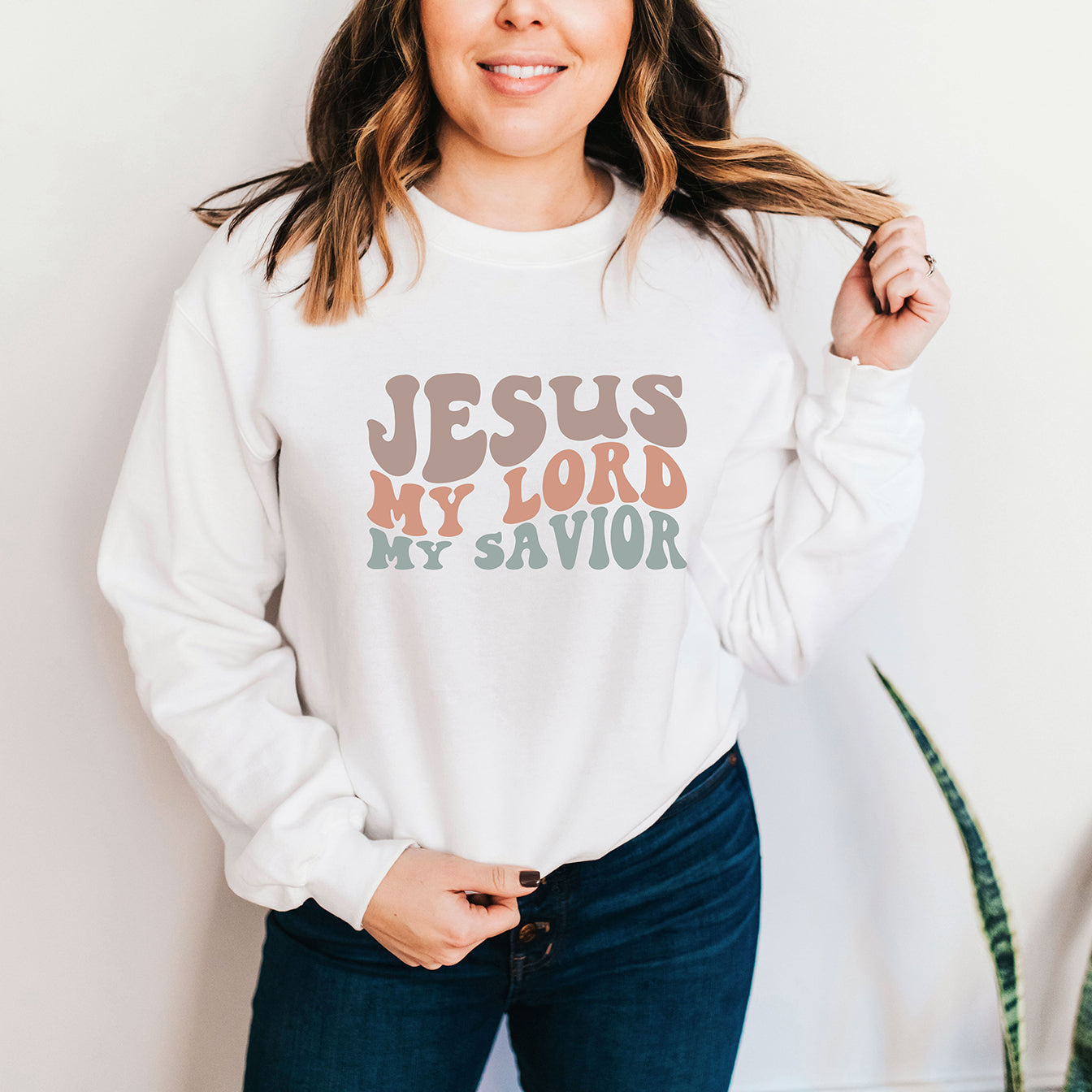 Jesus My Lord Wavy | Sweatshirt