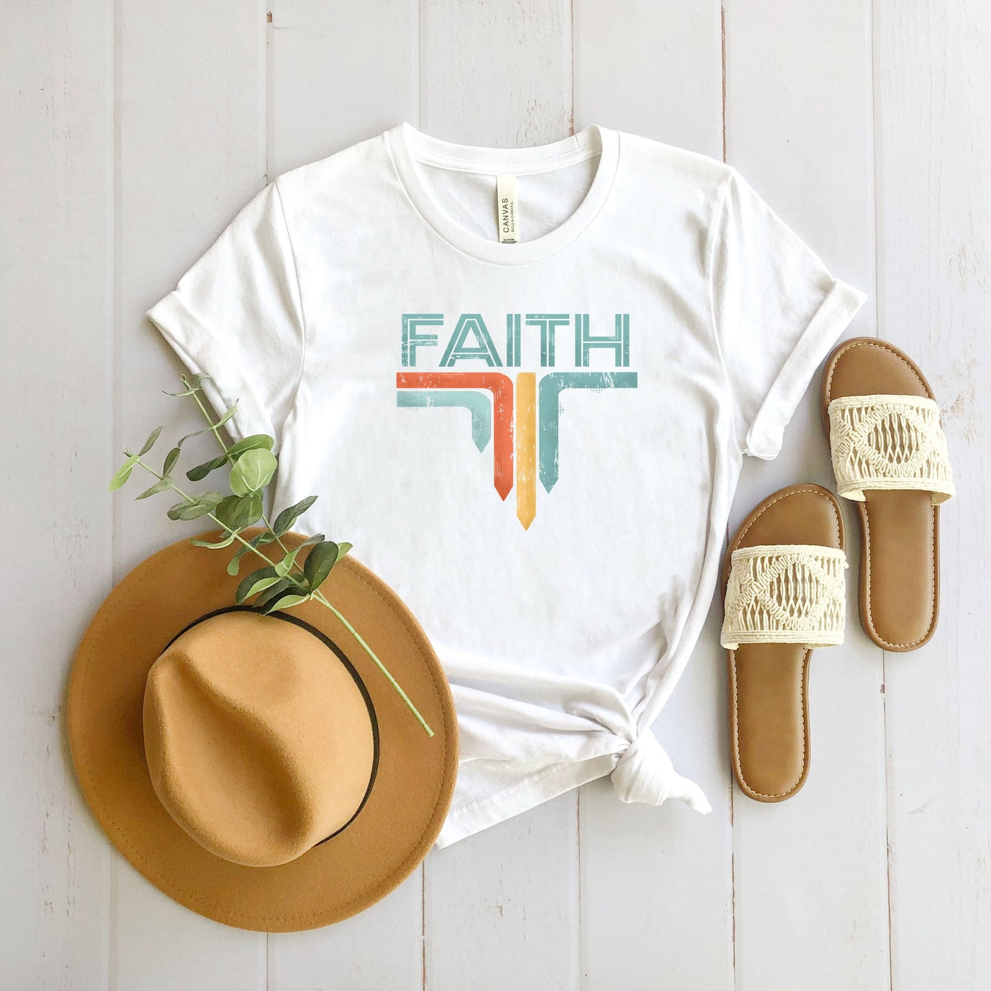 Retro Faith | Short Sleeve Crew Neck