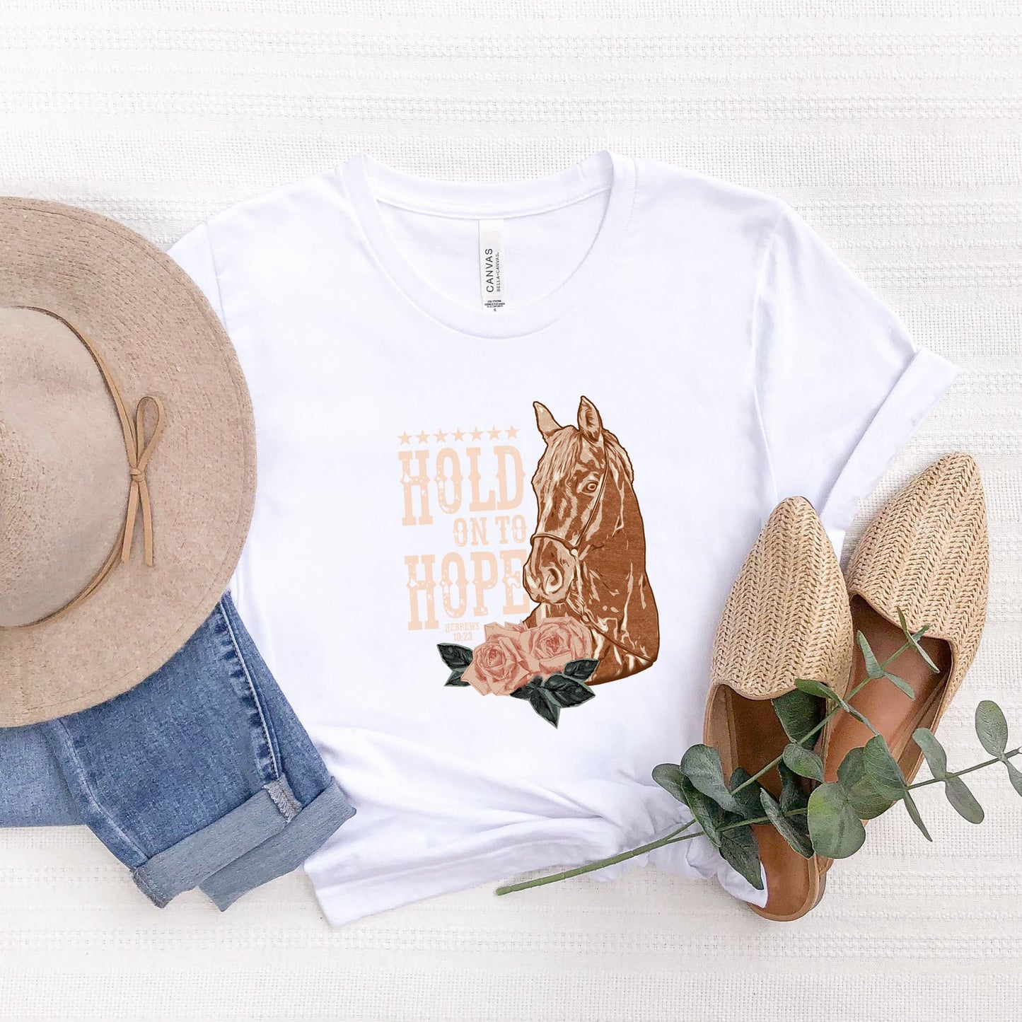 Hold On to Hope Horse | Short Sleeve Crew Neck