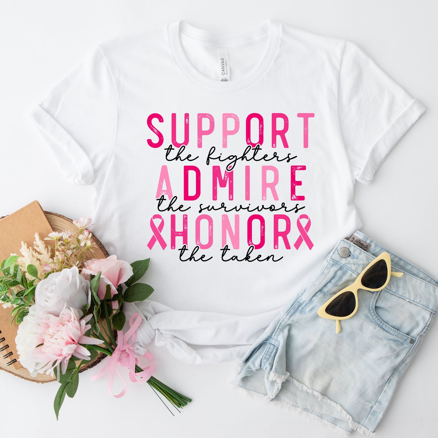 Support Admire Honor | Short Sleeve Crew Neck