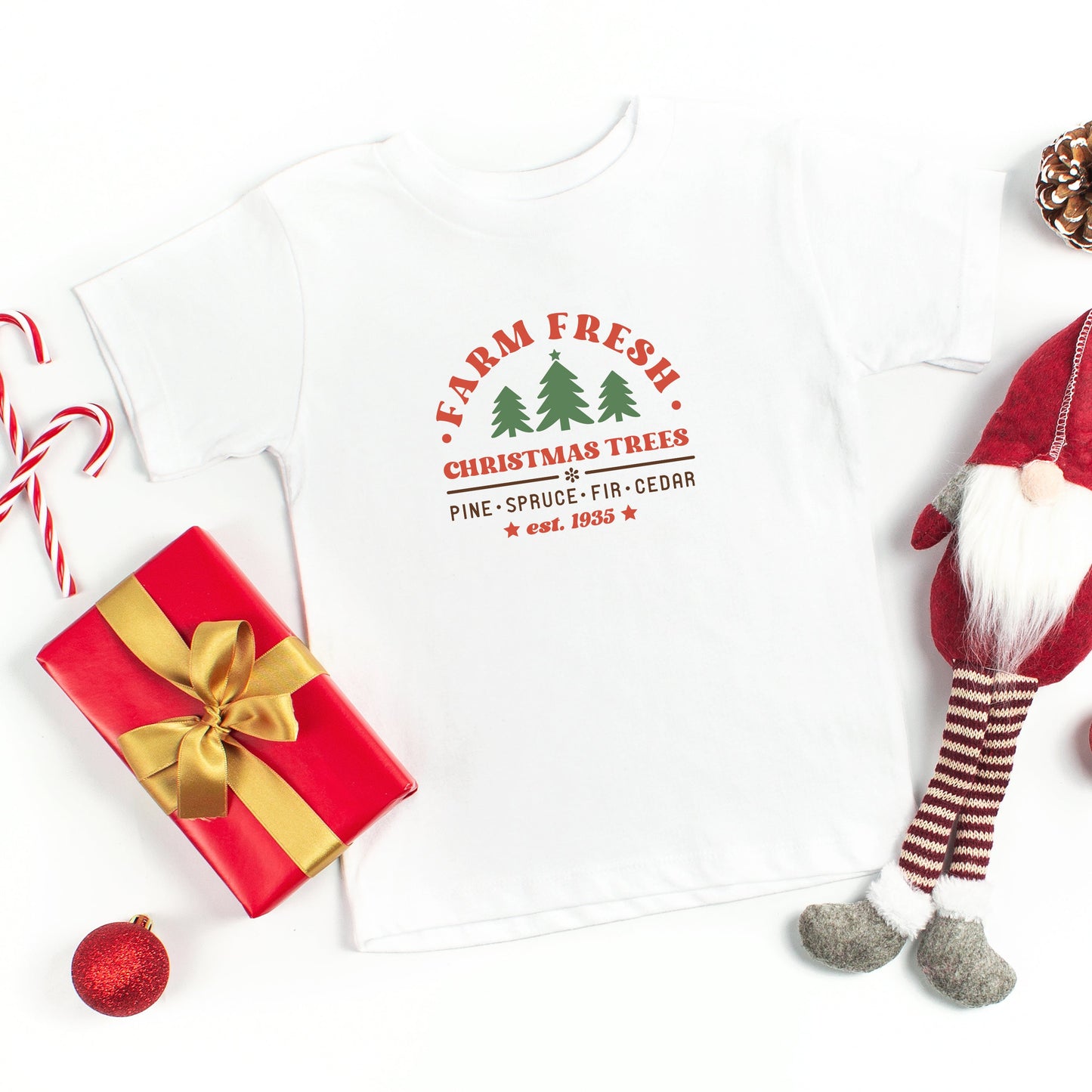 Farm Fresh Trees | Toddler Short Sleeve Crew Neck