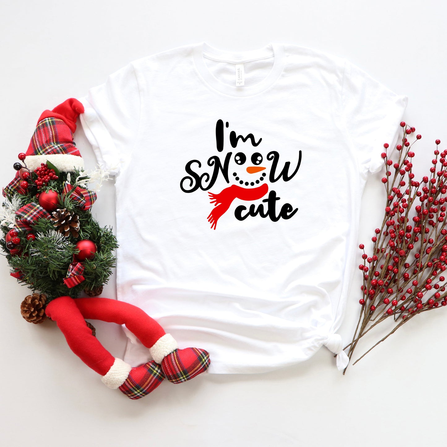 I'm Snow Cute | Youth Short Sleeve Crew Neck