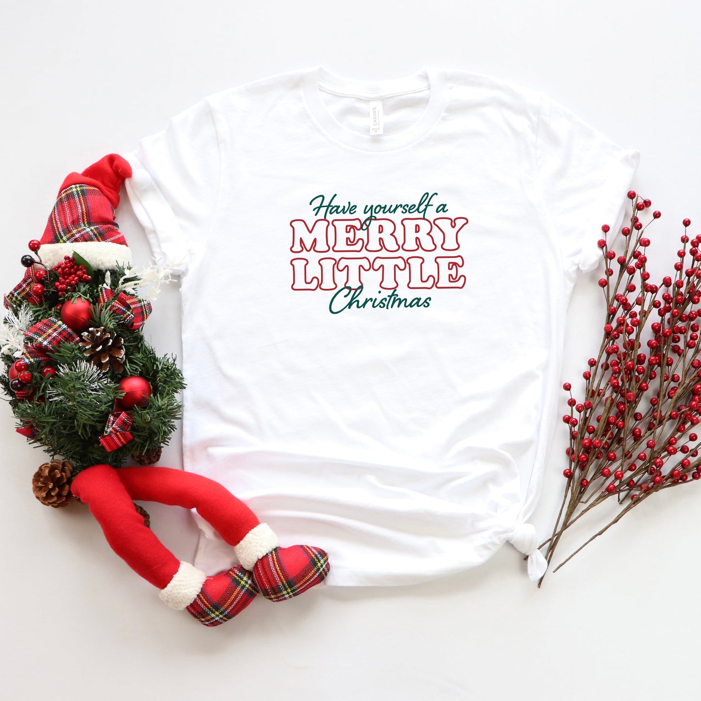Merry Little Christmas | Youth Short Sleeve Crew Neck