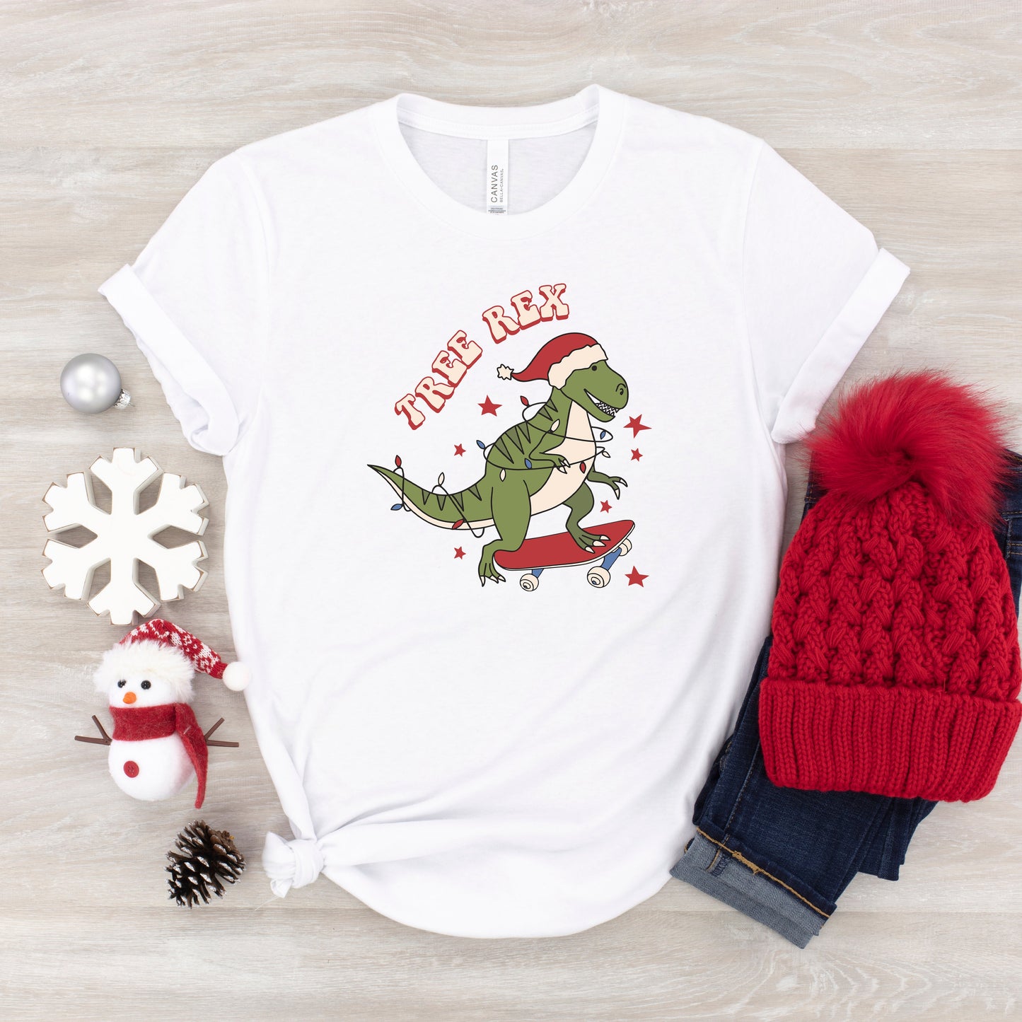 Tree Rex Skateboard | Youth Short Sleeve Crew Neck