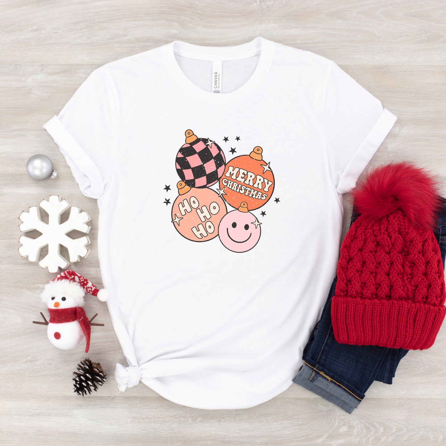 Retro Ornaments | Youth Short Sleeve Crew Neck