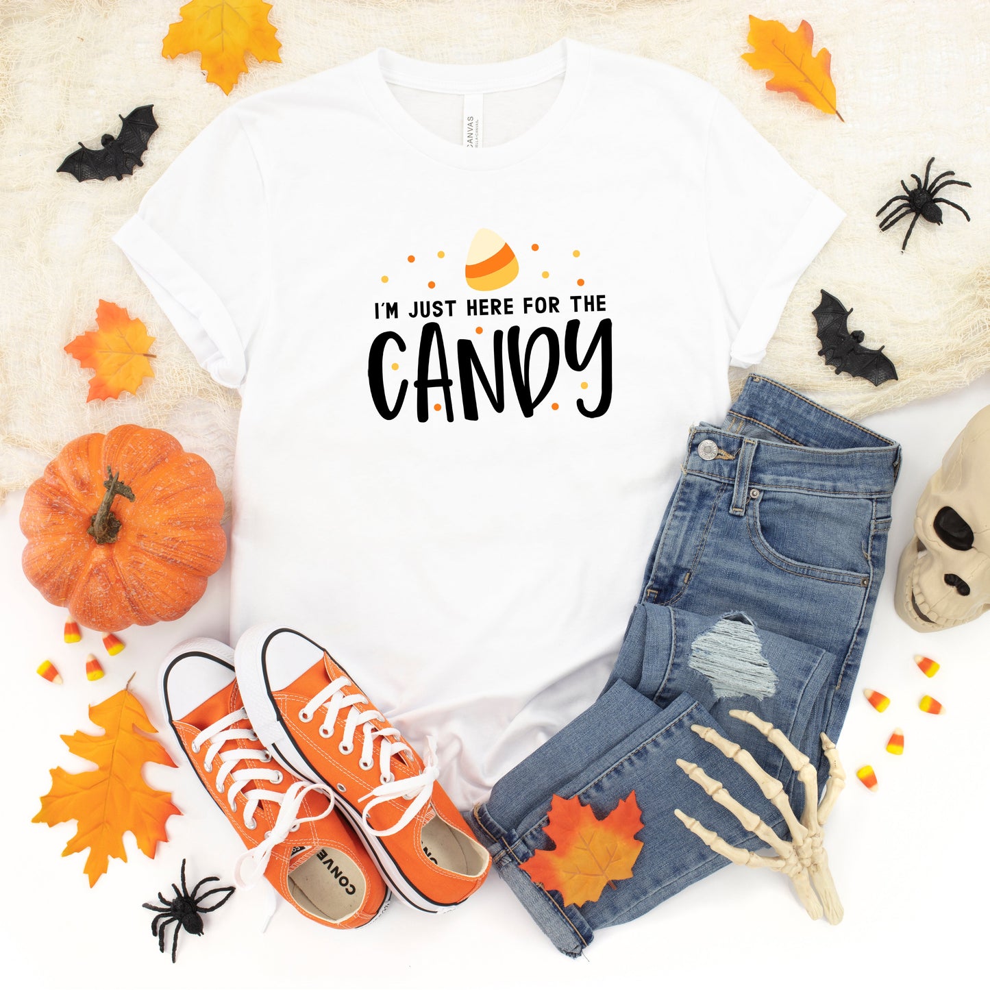 Here For The Candy | Youth Short Sleeve Crew Neck