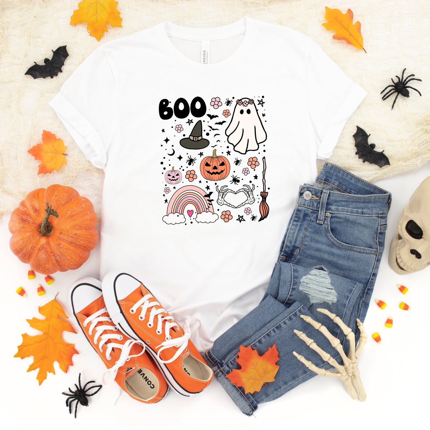 Boo Collage | Youth Short Sleeve Crew Neck