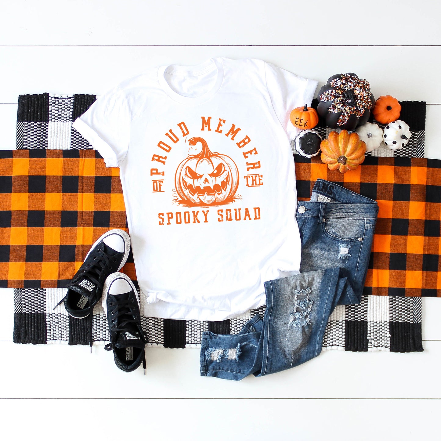 Proud Member Spooky Squad | Short Sleeve Crew Neck