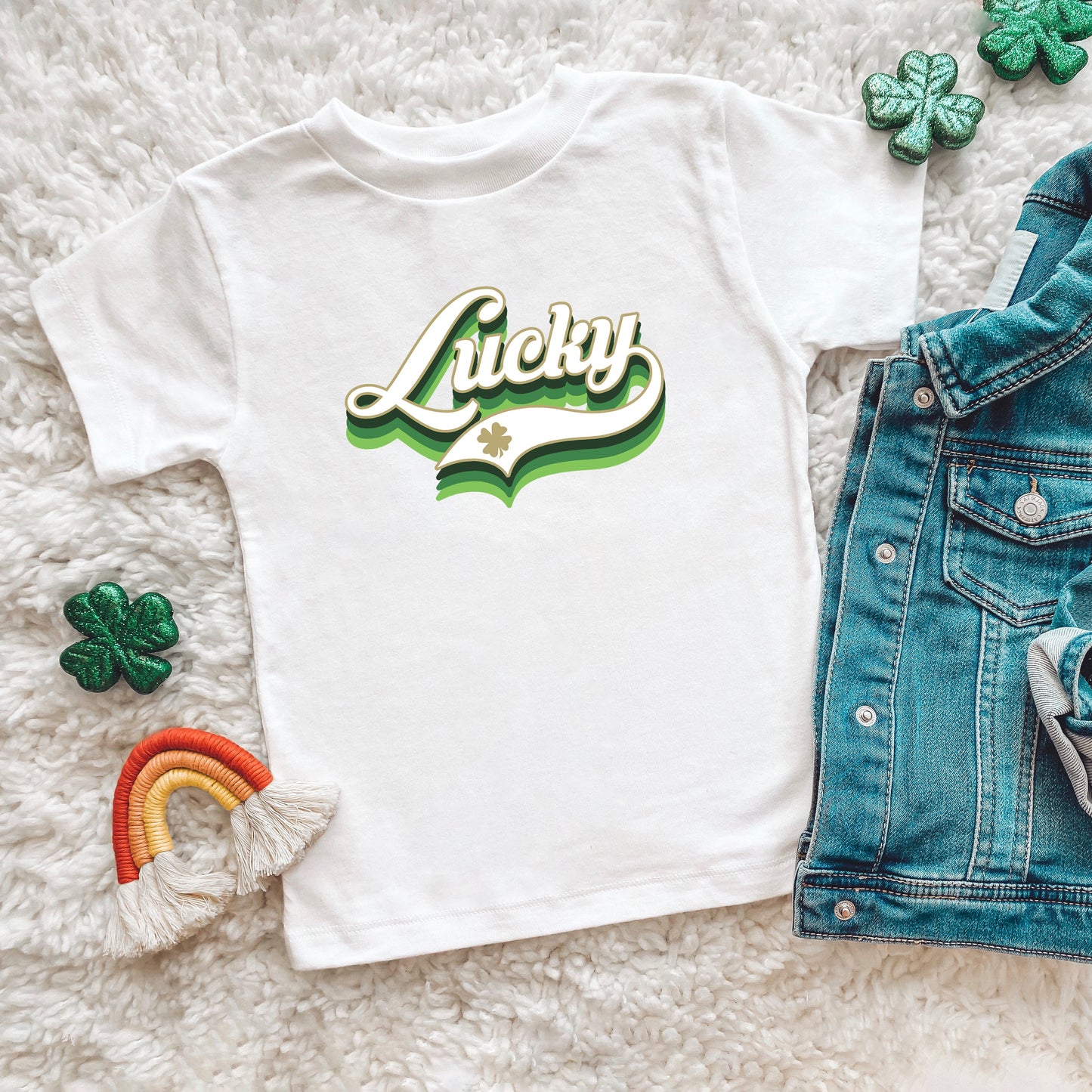Lucky Script | Youth Short Sleeve Crew Neck