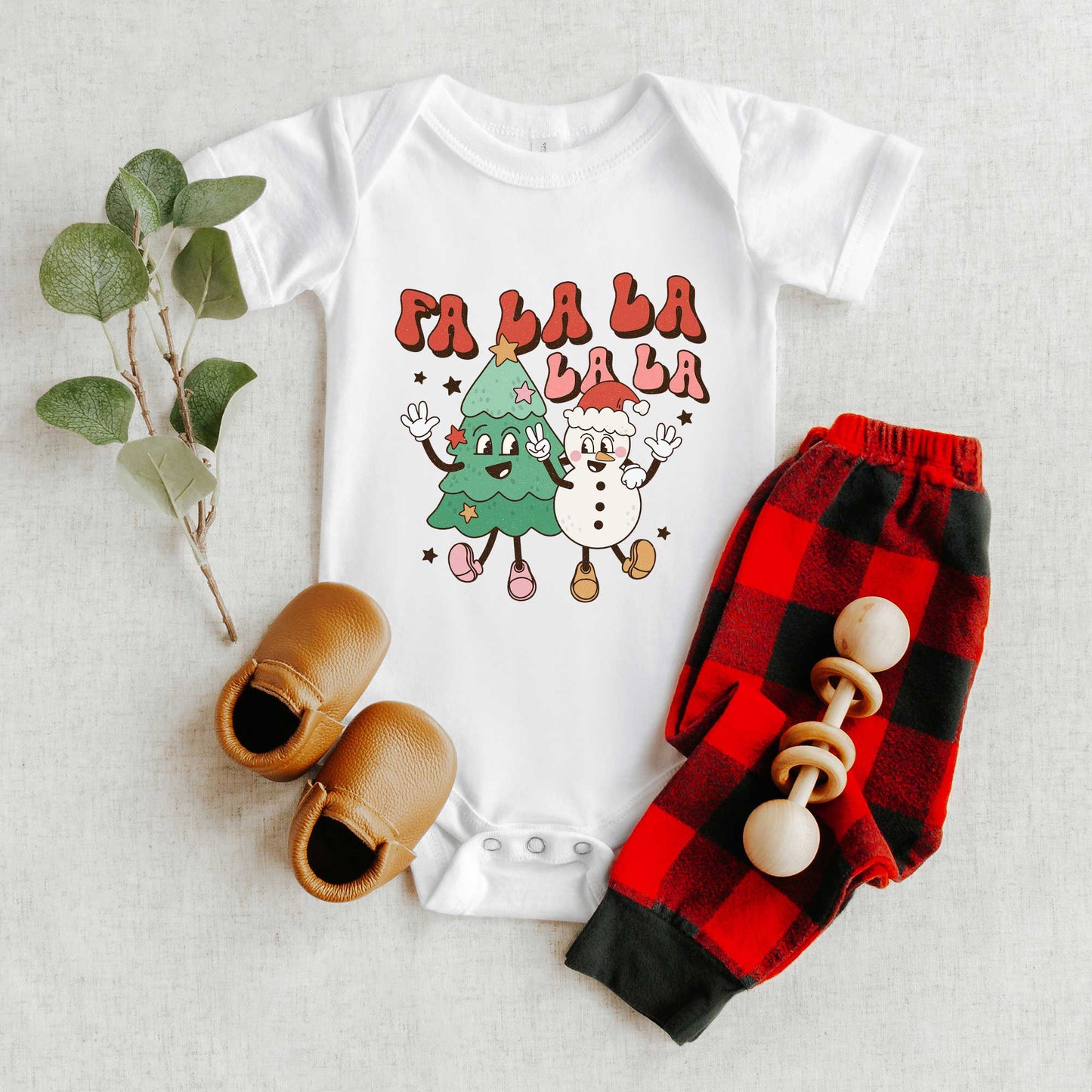 Fa La La Friends | Baby Graphic Short Sleeve Onesie