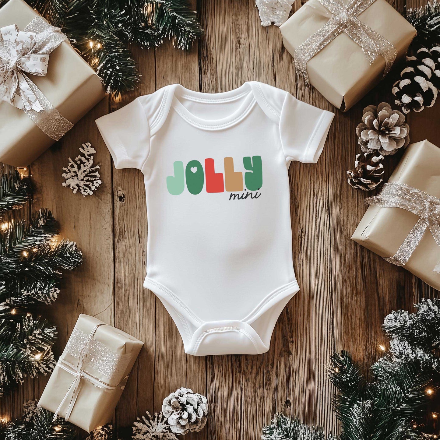 Jolly Mini Colorful | Baby Graphic Short Sleeve Onesie
