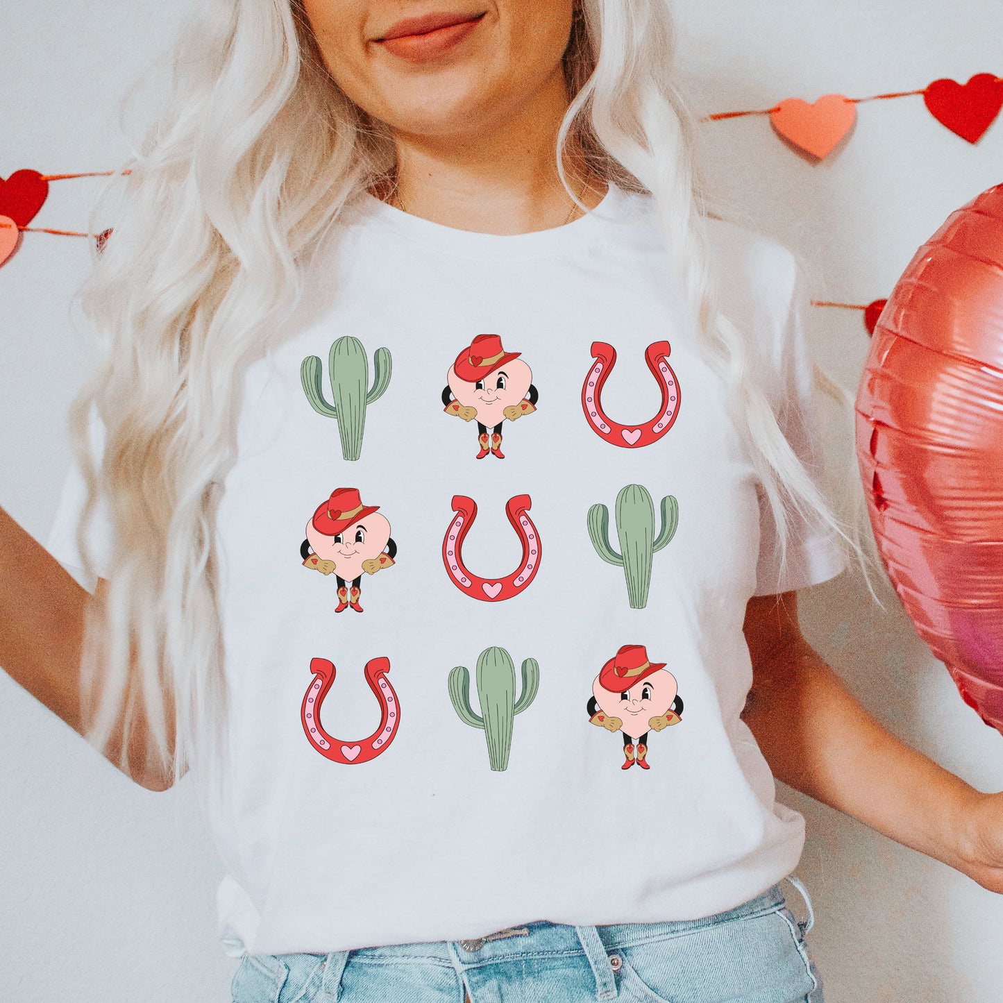 Western Valentine Chart | Short Sleeve Crew Neck