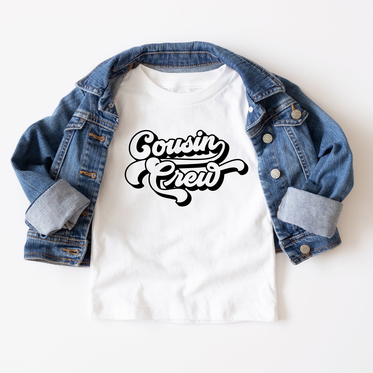 Retro Cousin Crew | Toddler Short Sleeve Crew Neck