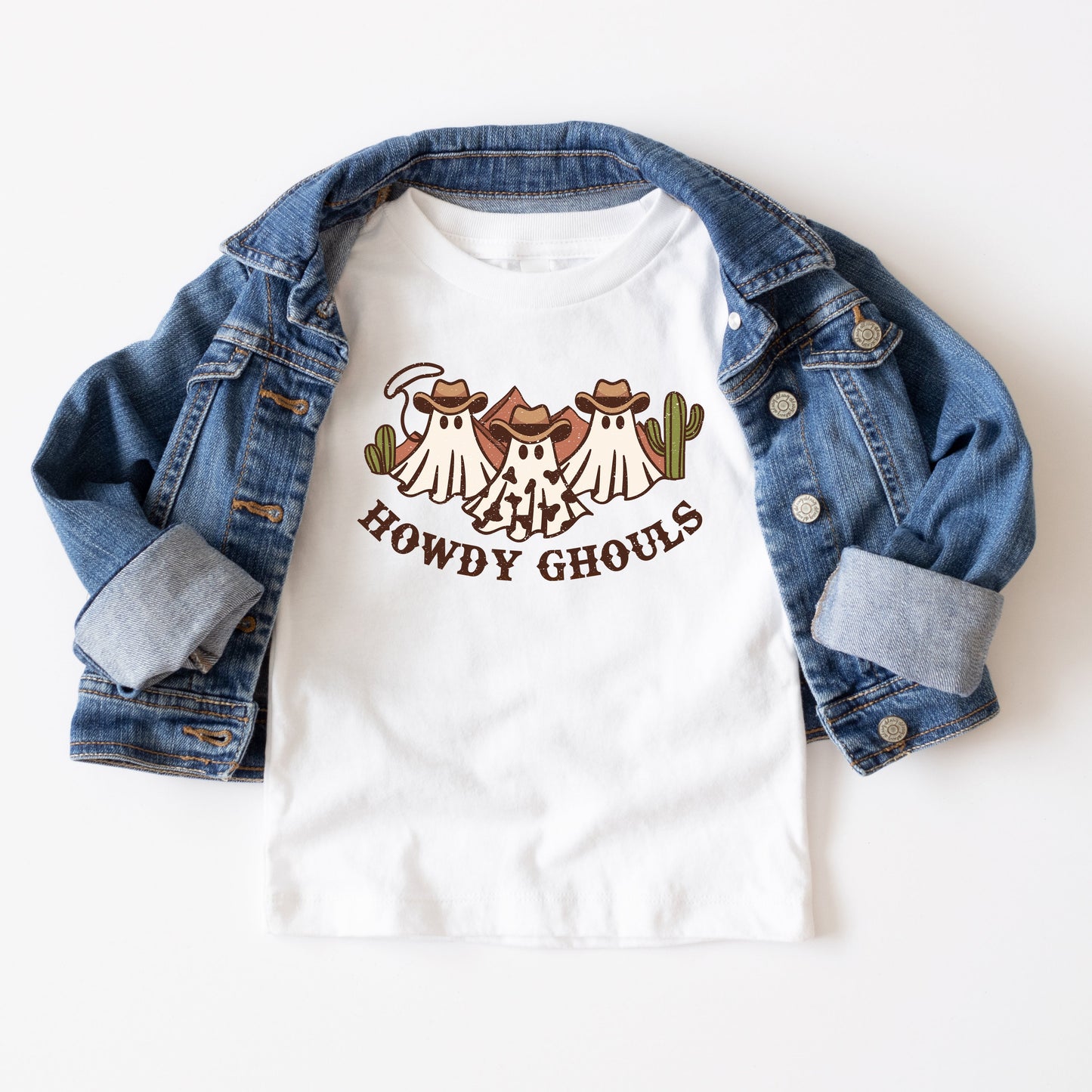 Howdy Ghouls Trio | Youth Graphic Short Sleeve Tee