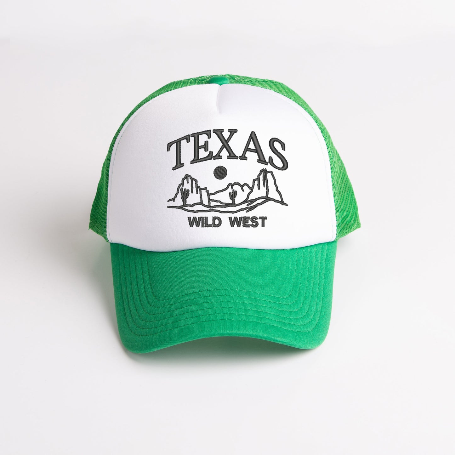 Embroidered Texas Wild West | Foam Trucker Hat