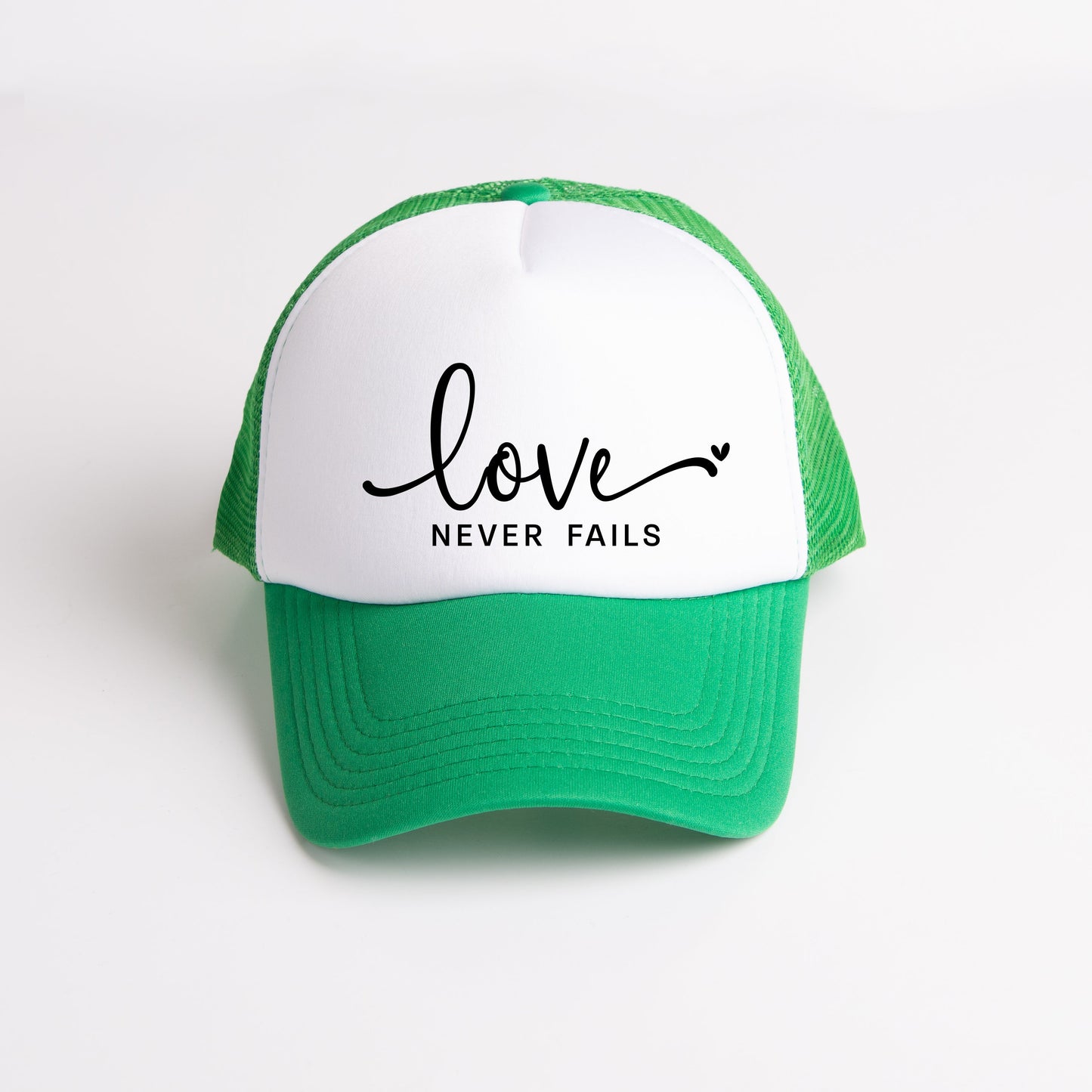 Love Never Fails | Foam Trucker Hat