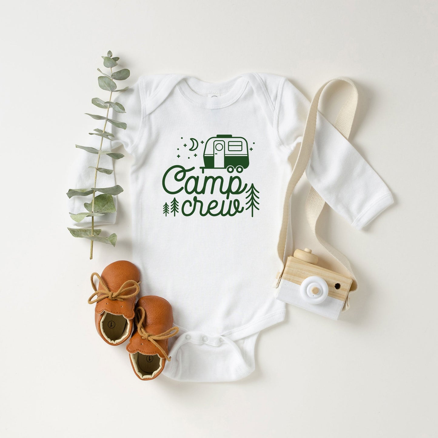Camp Crew Camper | Baby Long Sleeve Onesie
