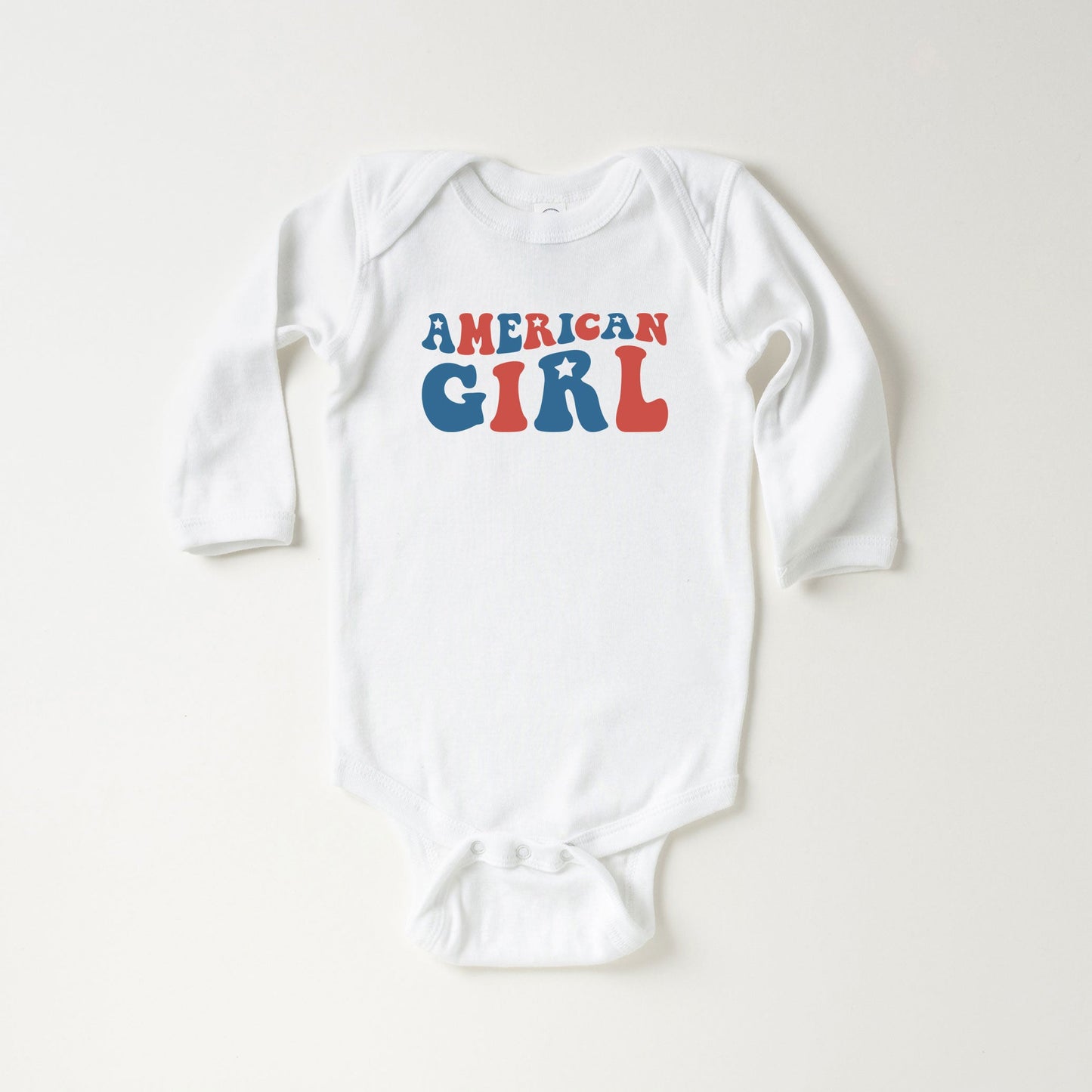 American Girl Stars | Baby Long Sleeve Onesie