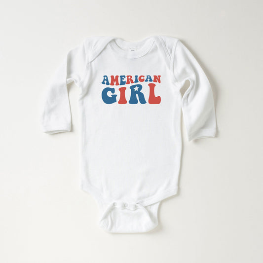 American Girl Stars | Baby Long Sleeve Onesie