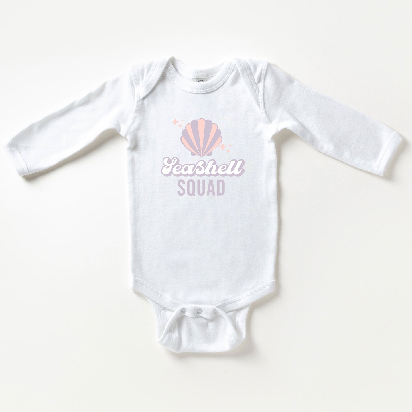 Seashell Squad | Baby Long Sleeve Onesie