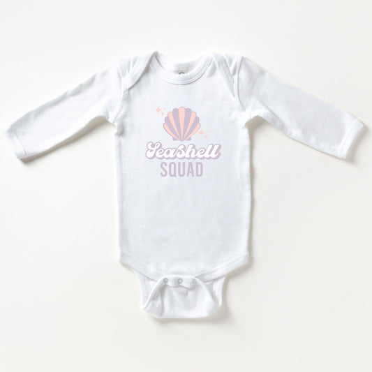 Seashell Squad | Baby Long Sleeve Onesie