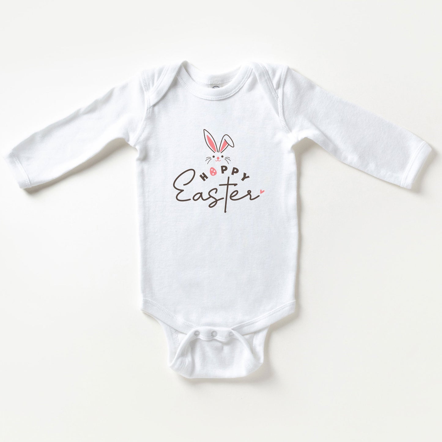Hoppy Easter Bunny Egg | Baby Long Sleeve Onesie