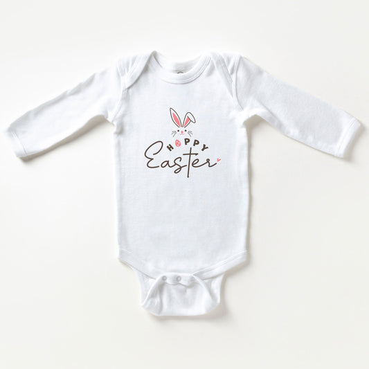 Hoppy Easter Bunny Egg | Baby Long Sleeve Onesie