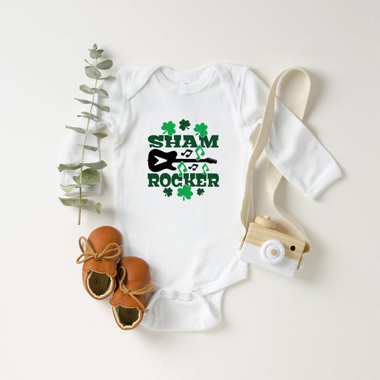 Shamrock Rocker | Baby Long Sleeve Onesie