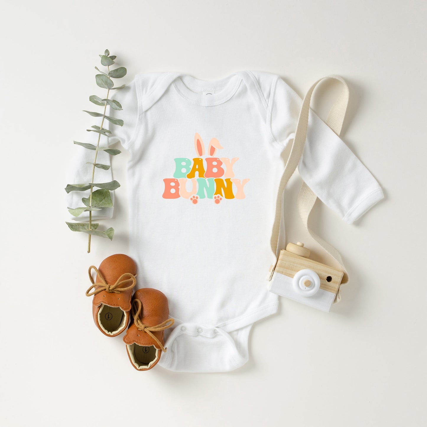 Baby Bunny Ears | Baby Long Sleeve Onesie