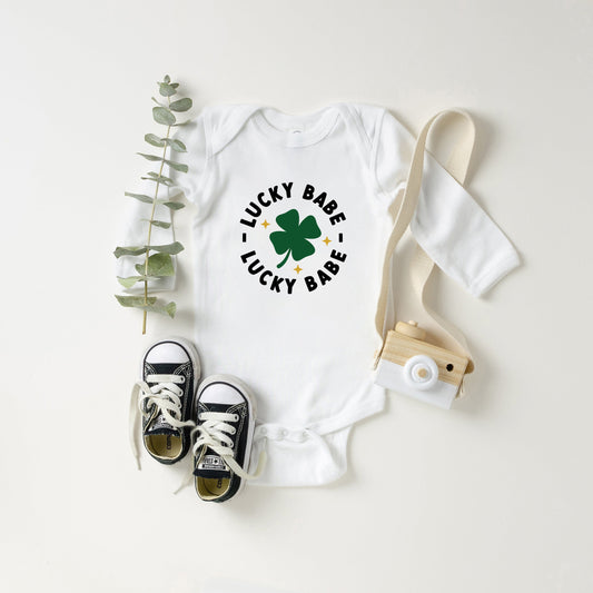 Lucky Babe | Baby Long Sleeve Onesie