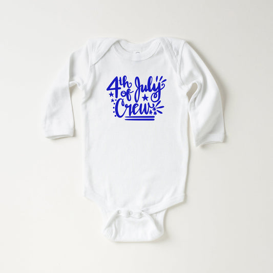 4th Of July Crew | Baby Long Sleeve Onesie