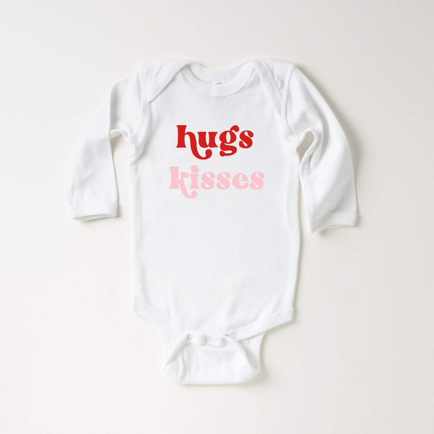 Hugs And Kisses | Baby Long Sleeve Onesie