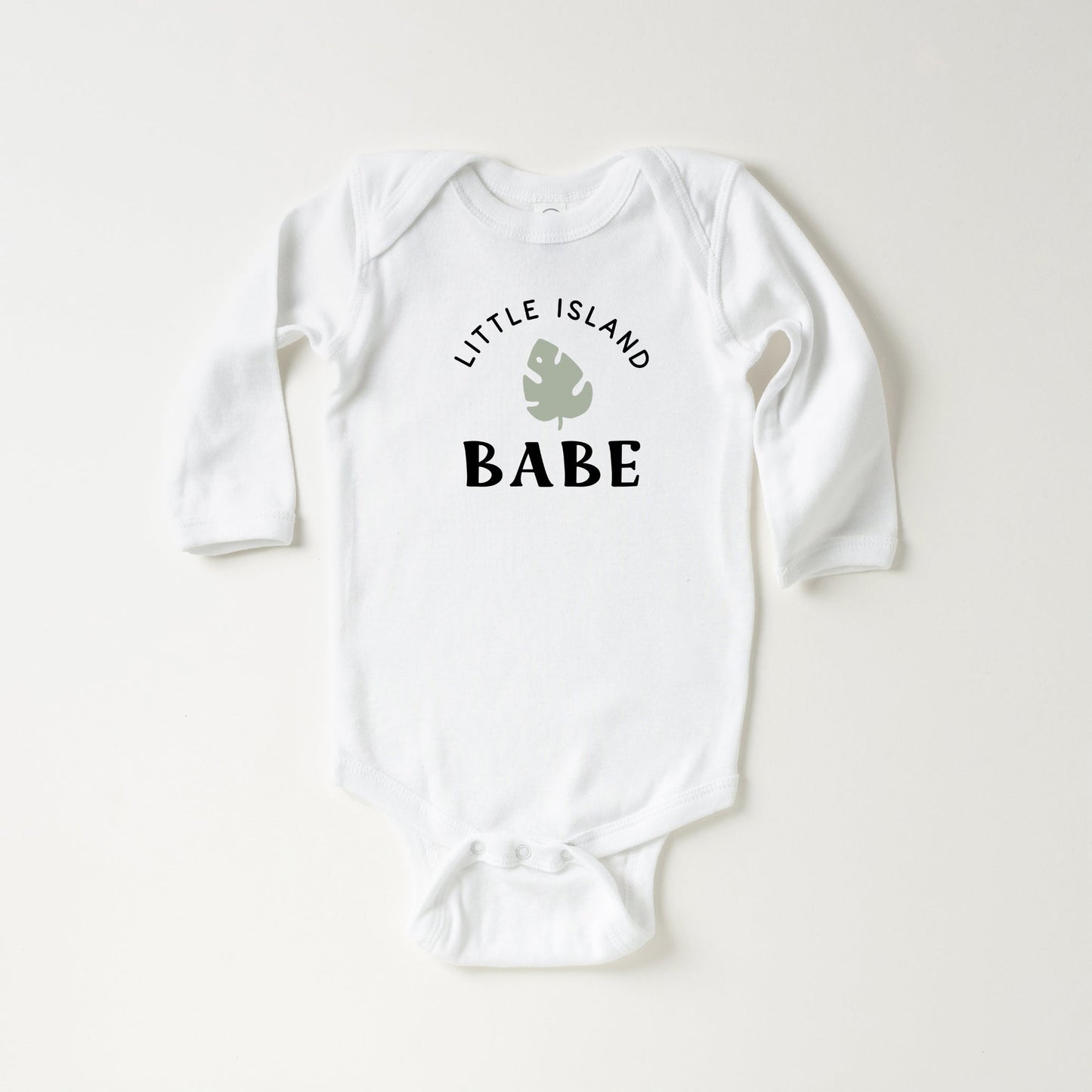 Little Island Babe | Baby Long Sleeve Onesie