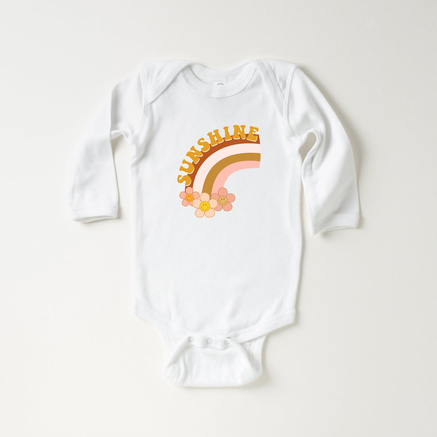 Sunshine Rainbow | Baby Long Sleeve Onesie