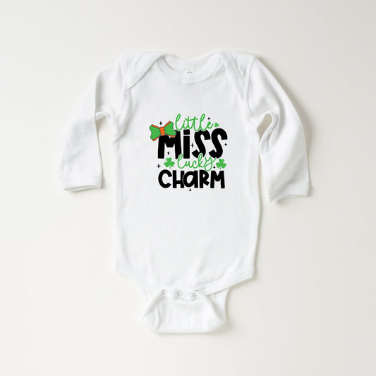 Little Miss Lucky Charm | Baby Long Sleeve Onesie