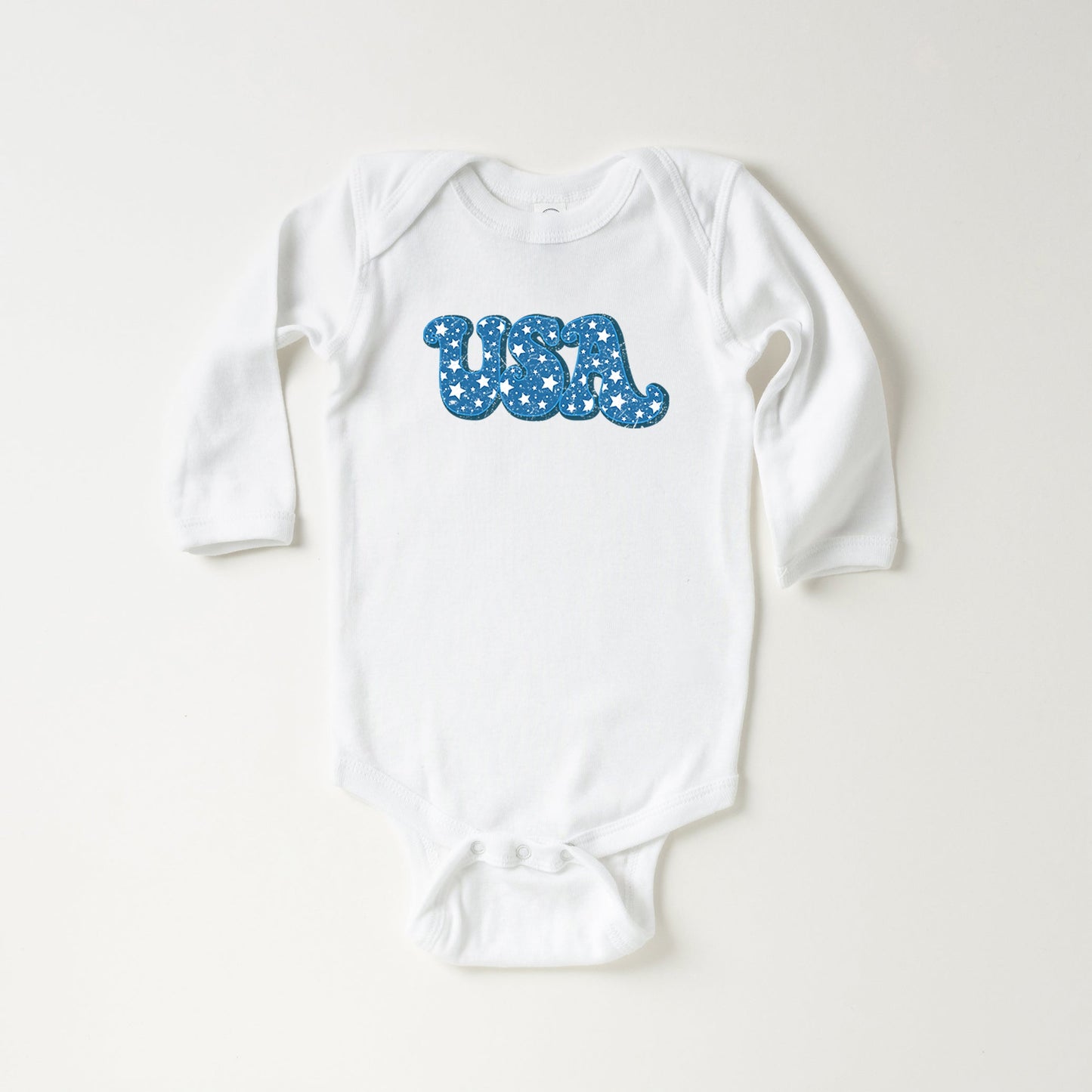 USA Bold Stars | Baby Long Sleeve Onesie