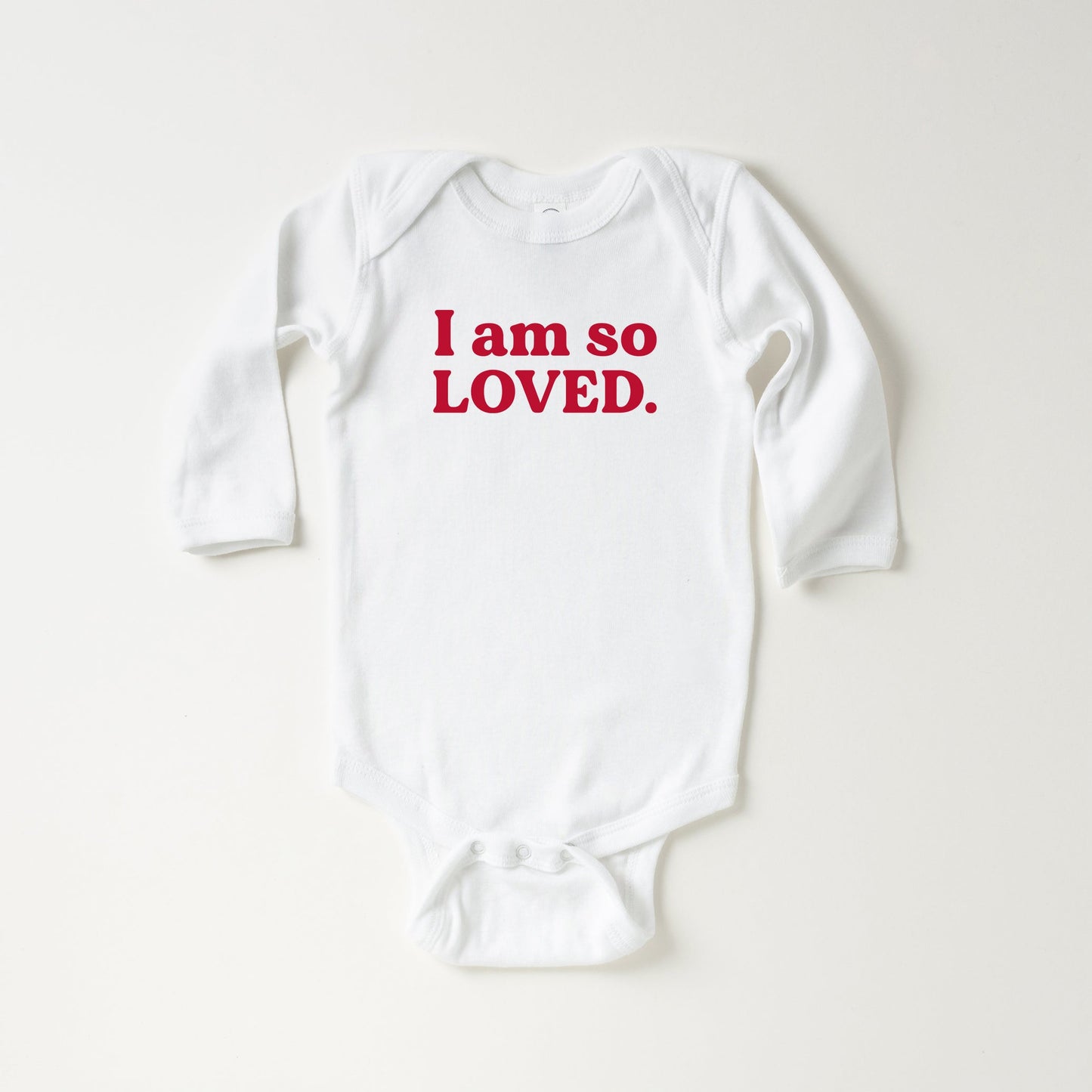 I Am So Loved | Baby Long Sleeve Onesie