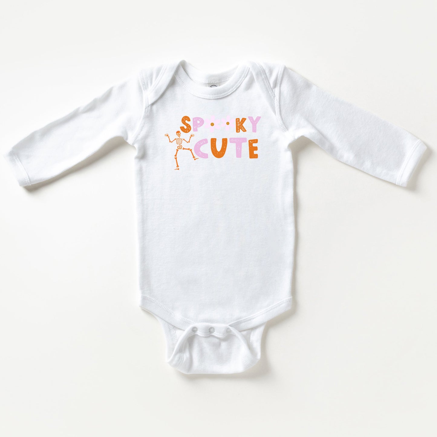 Spooky Cute Skeleton | Baby Long Sleeve Onesie