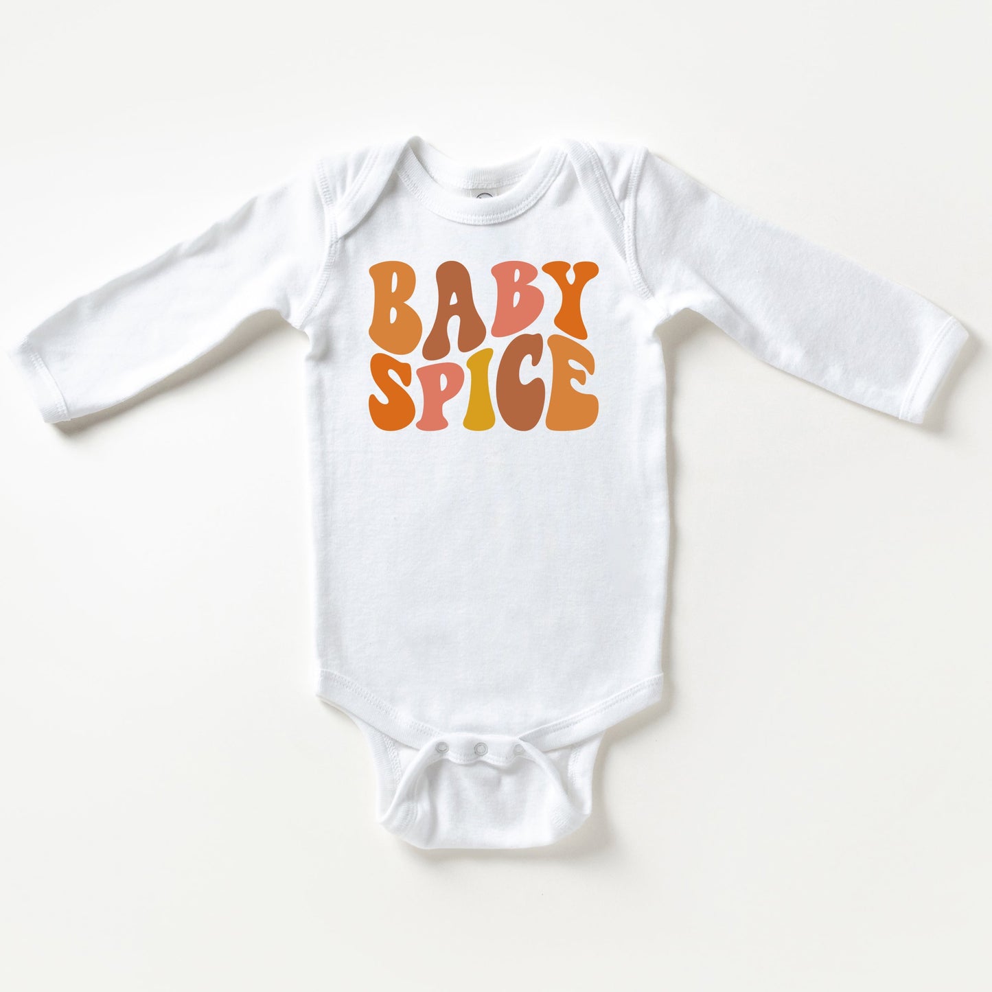 Baby Spice Wavy | Baby Long Sleeve Onesie