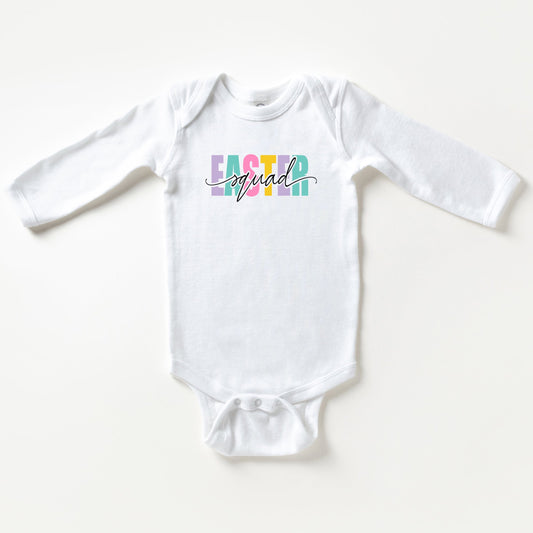 Easter Squad Colorful | Baby Long Sleeve Onesie